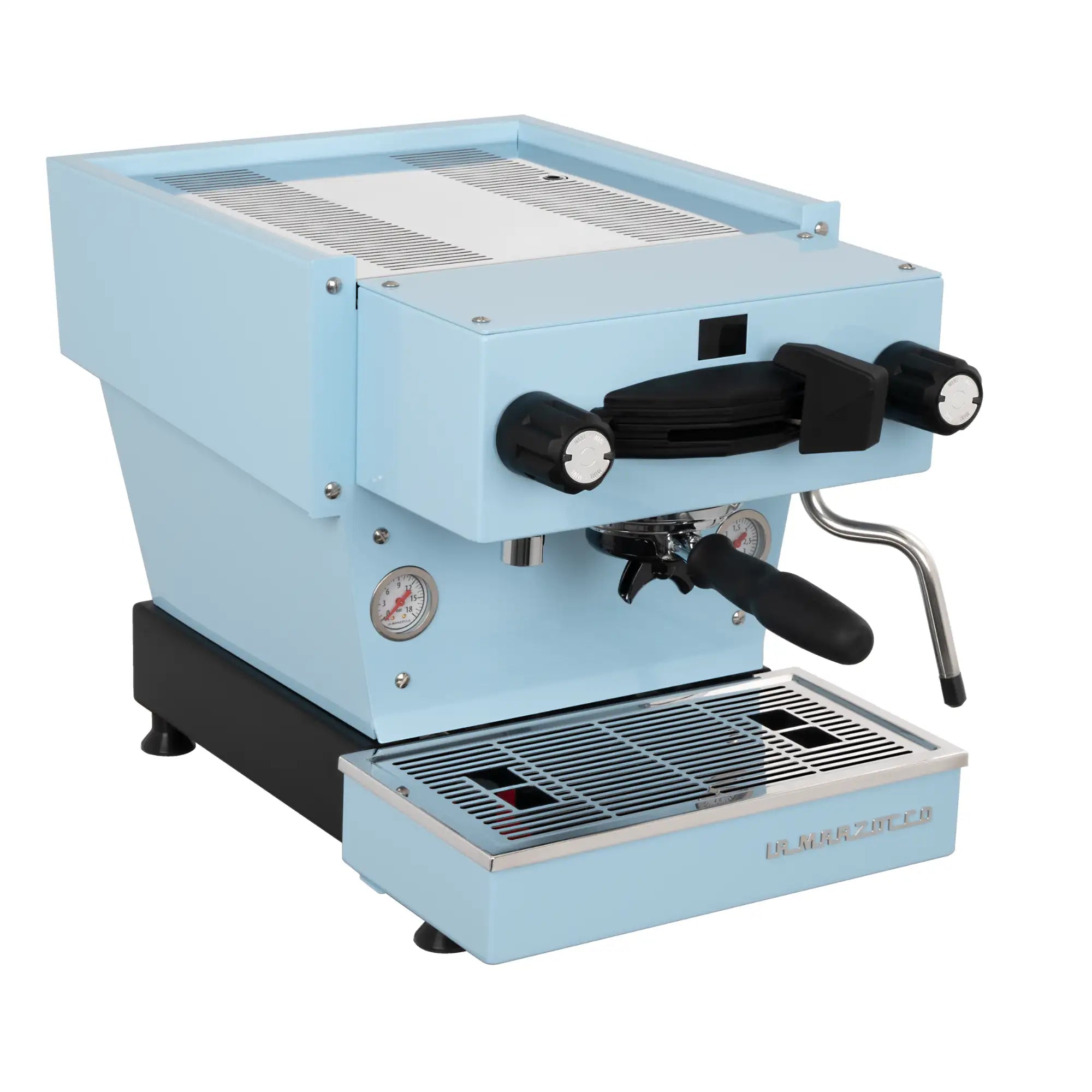 La Marzocco Linea Mini R Blau Espressomaschine