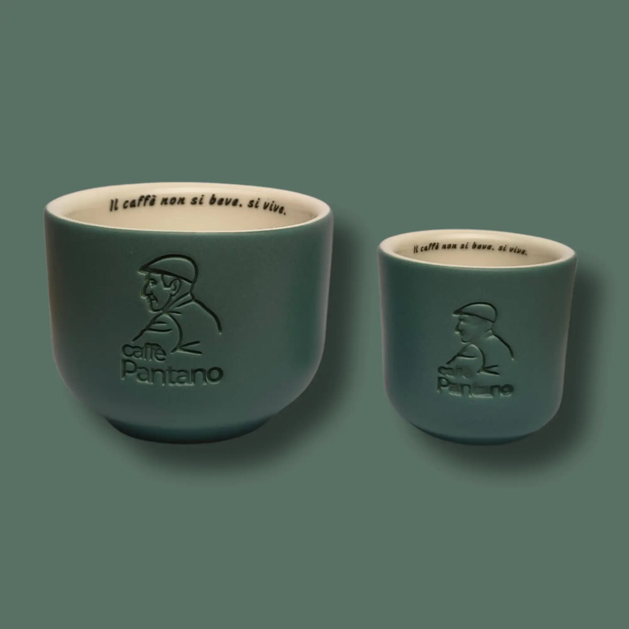 Caffè Pantano | Espressotasse handgefertigt Grün
