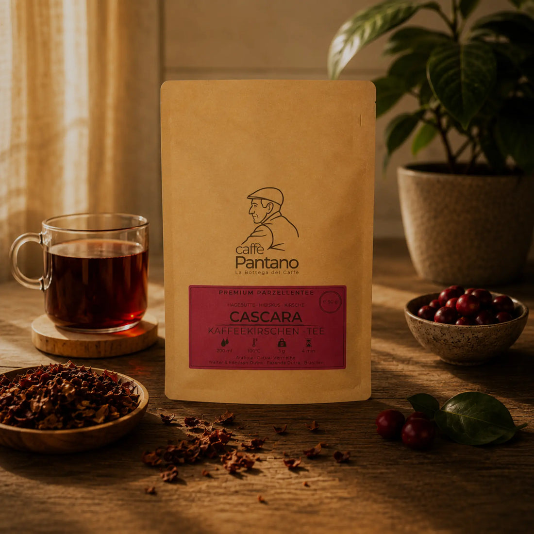Caffè Pantano | Cascara Kaffeekirschen Tee
