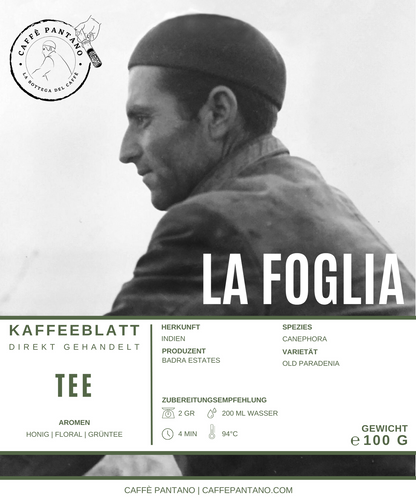 Caffè Pantano | La Foglia Kaffeeblatt Tee