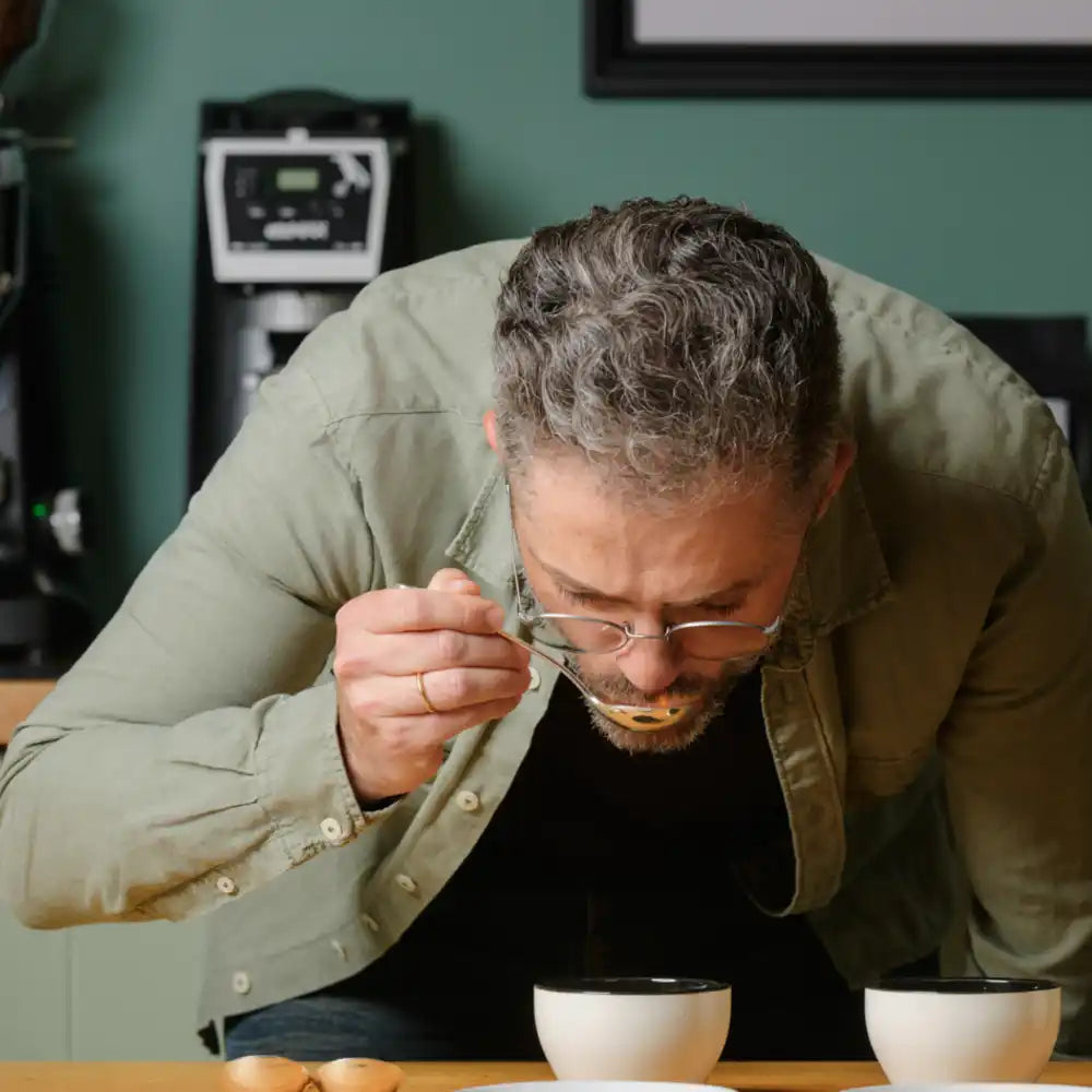 Kaffee-Verkostung