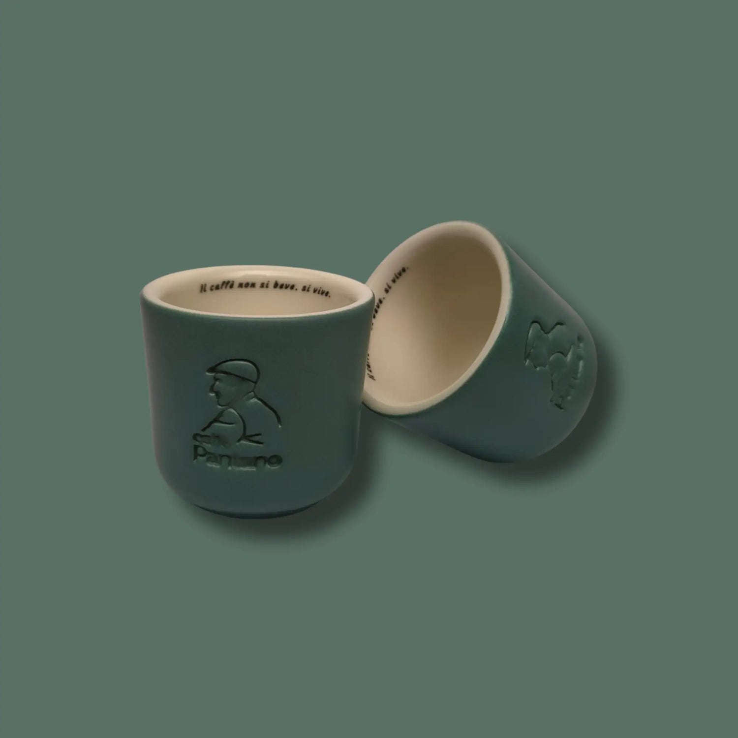 Caffè Pantano | Espressotasse handgefertigt Grün